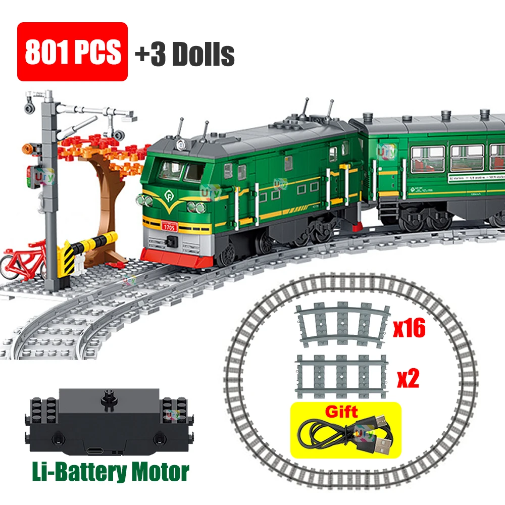 รถไฟไอน้ำสีเขียวสไตล์เรโทร ของ - Lego Set City บทวิจารณ์และราคา