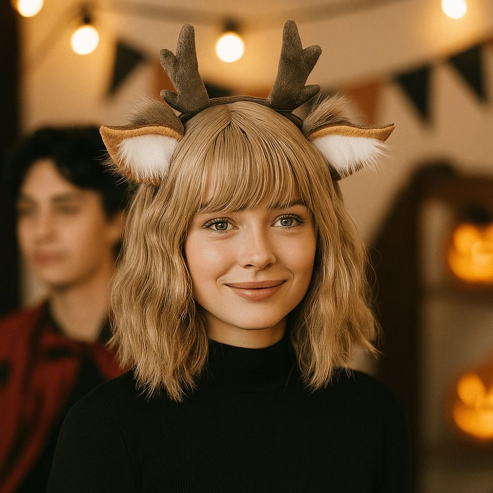 ที่คาดผมเขากวางเรนเดียร์น่ารัก - Reindeer Antlers Headband บทวิจารณ์และราคา