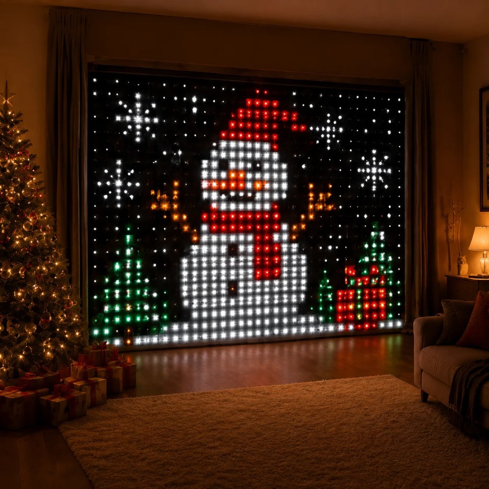 ไฟม่าน LED พิกเซล ควบคุมผ่านแอ - Led Fairy String Lights บทวิจารณ์และราคา