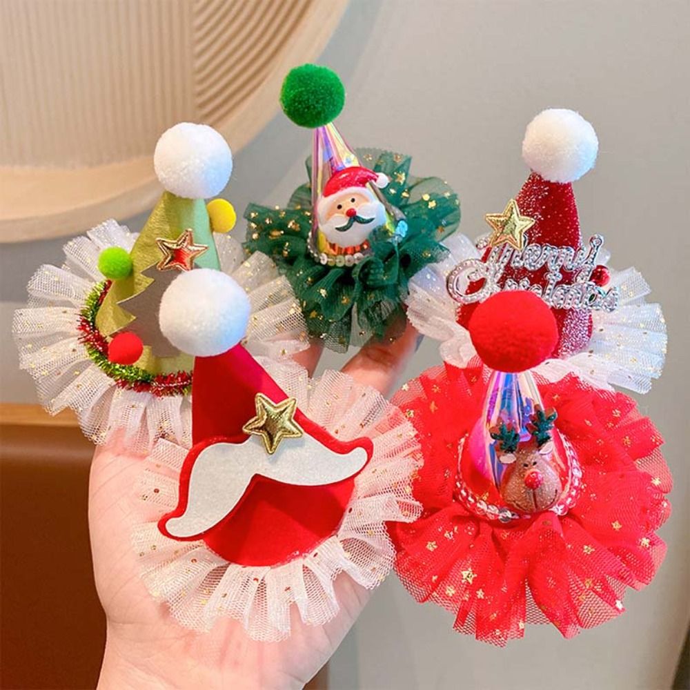 กิ๊บติดผมรูปดาวน่ารัก คริสต์มา - Santa Hat Plush บทวิจารณ์และราคา