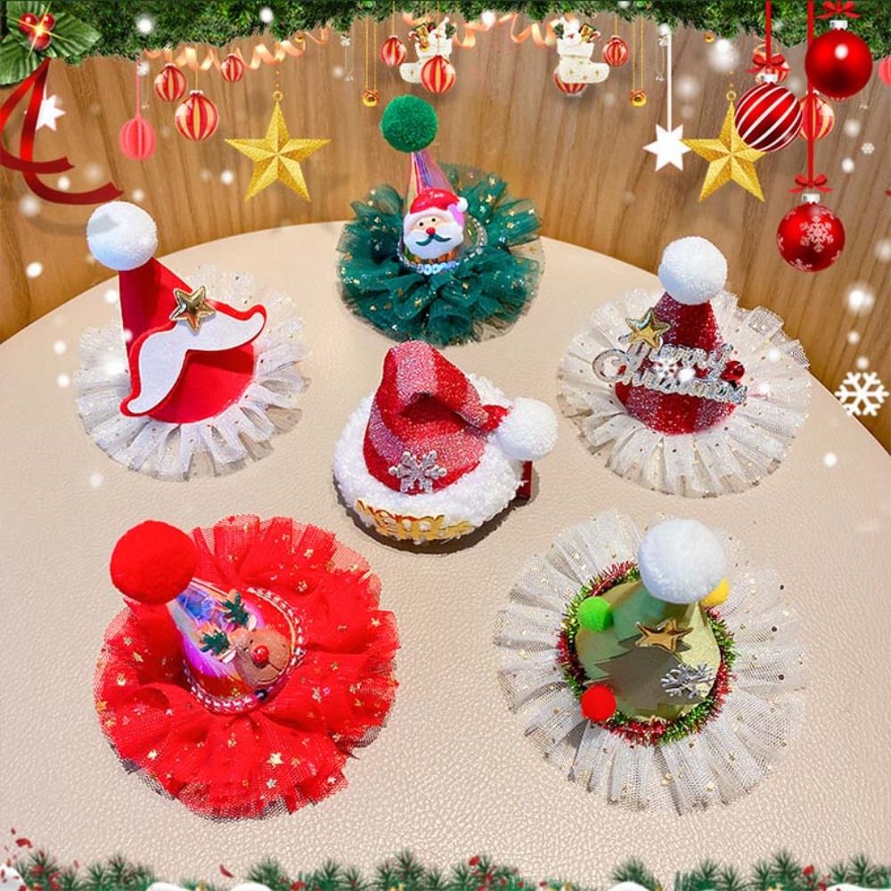กิ๊บติดผมรูปดาวน่ารัก คริสต์มา - Santa Hat Plush บทวิจารณ์และราคา