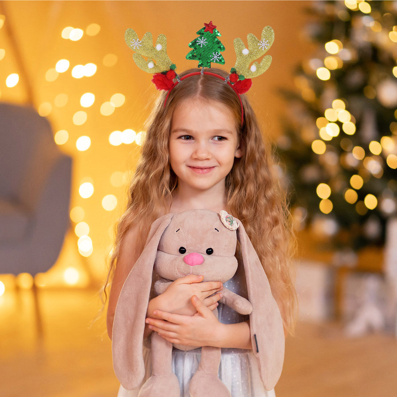 ที่คาดผมรูปกวางเรนเดียร์น่ารัก - Reindeer Antlers Headband บทวิจารณ์และราคา