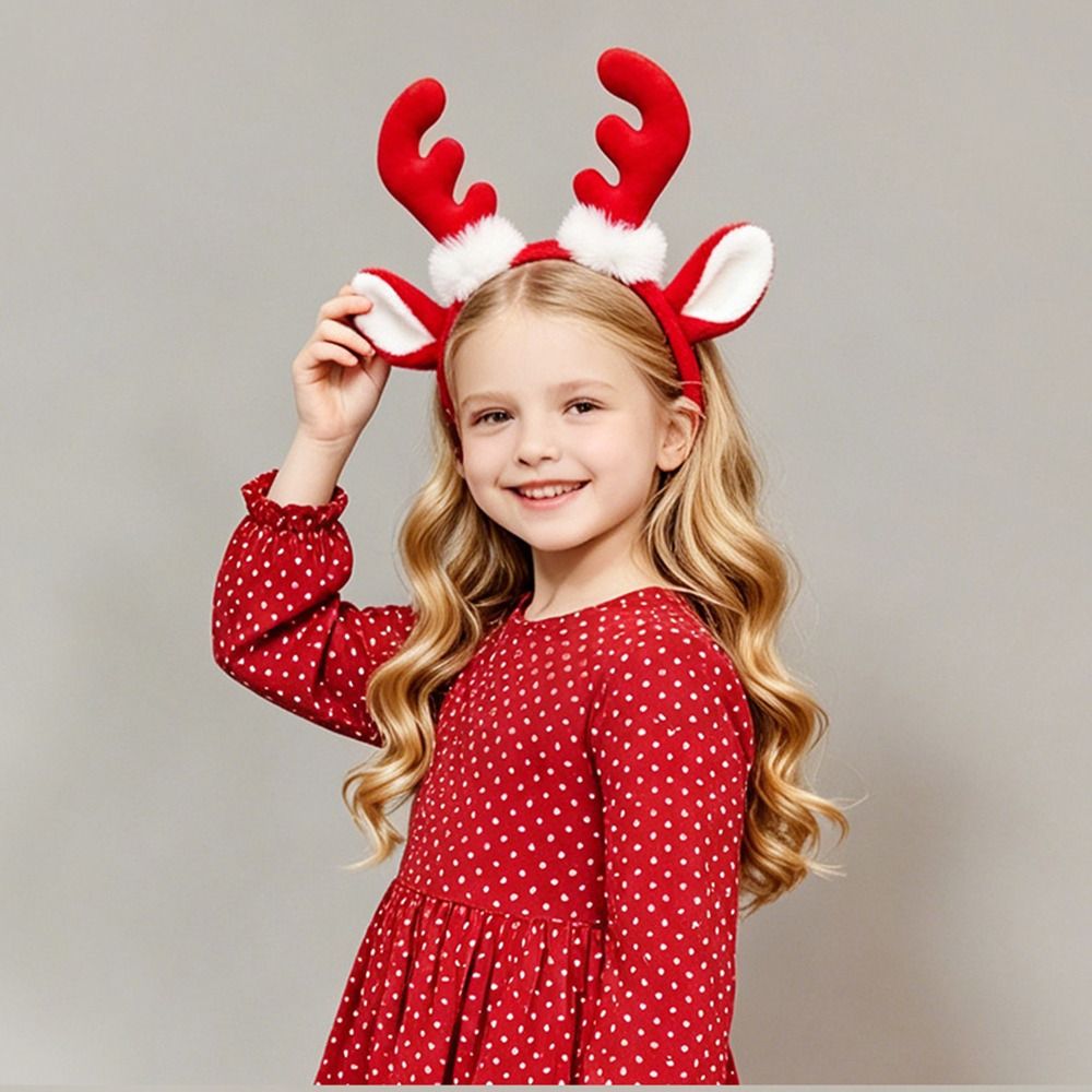 ที่คาดผมลายเขากวางสมจริง น่ารั - Reindeer Antlers Headband บทวิจารณ์และราคา