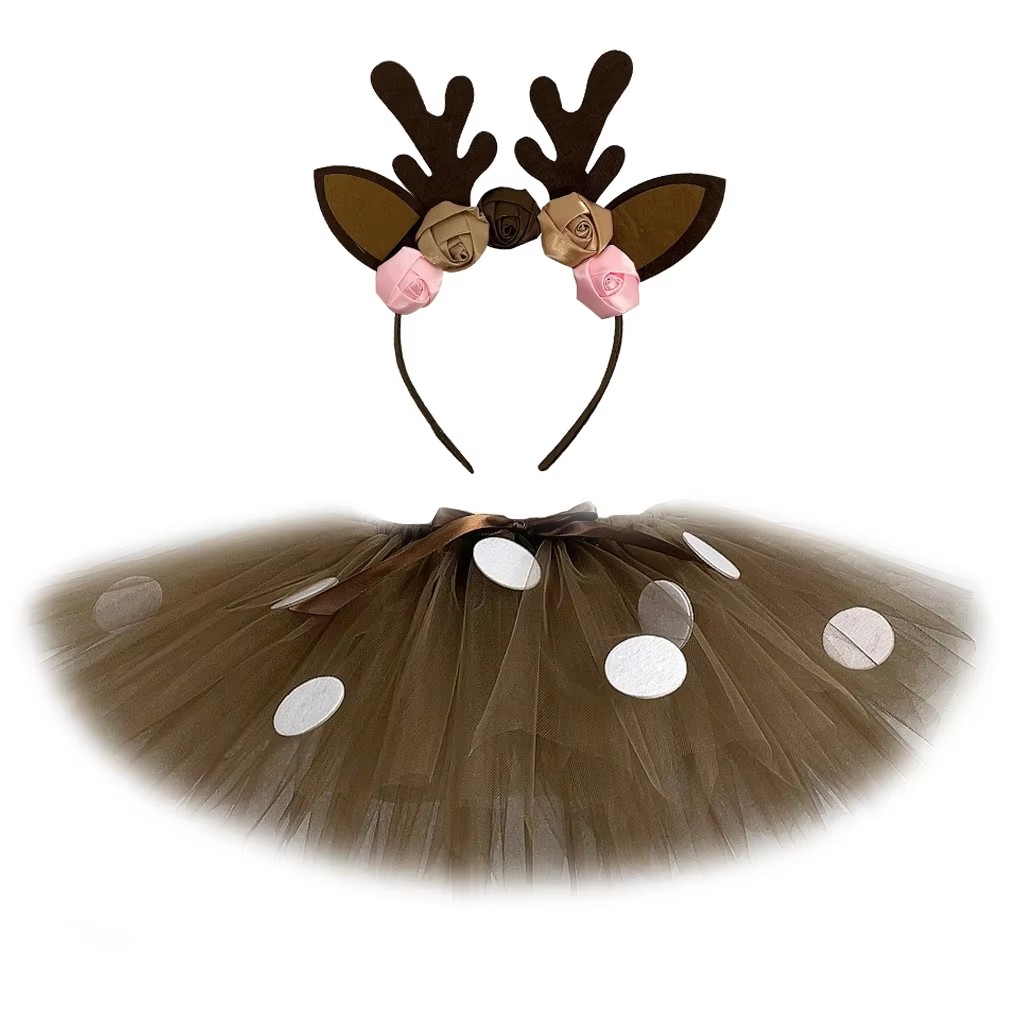 กระโปรงตูตูลายกวาง กระโปรงฟูฟ่ - Reindeer Antlers Headband บทวิจารณ์และราคา