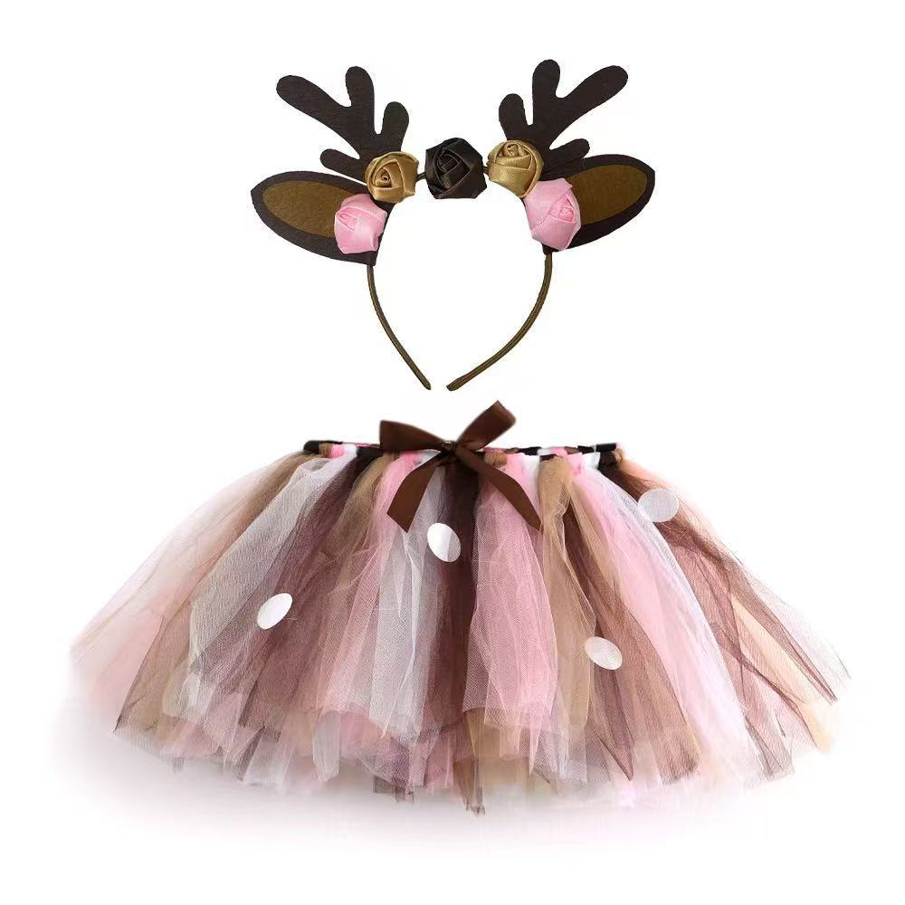 กระโปรงตูตูลายกวาง กระโปรงฟูฟ่ - Reindeer Antlers Headband บทวิจารณ์และราคา