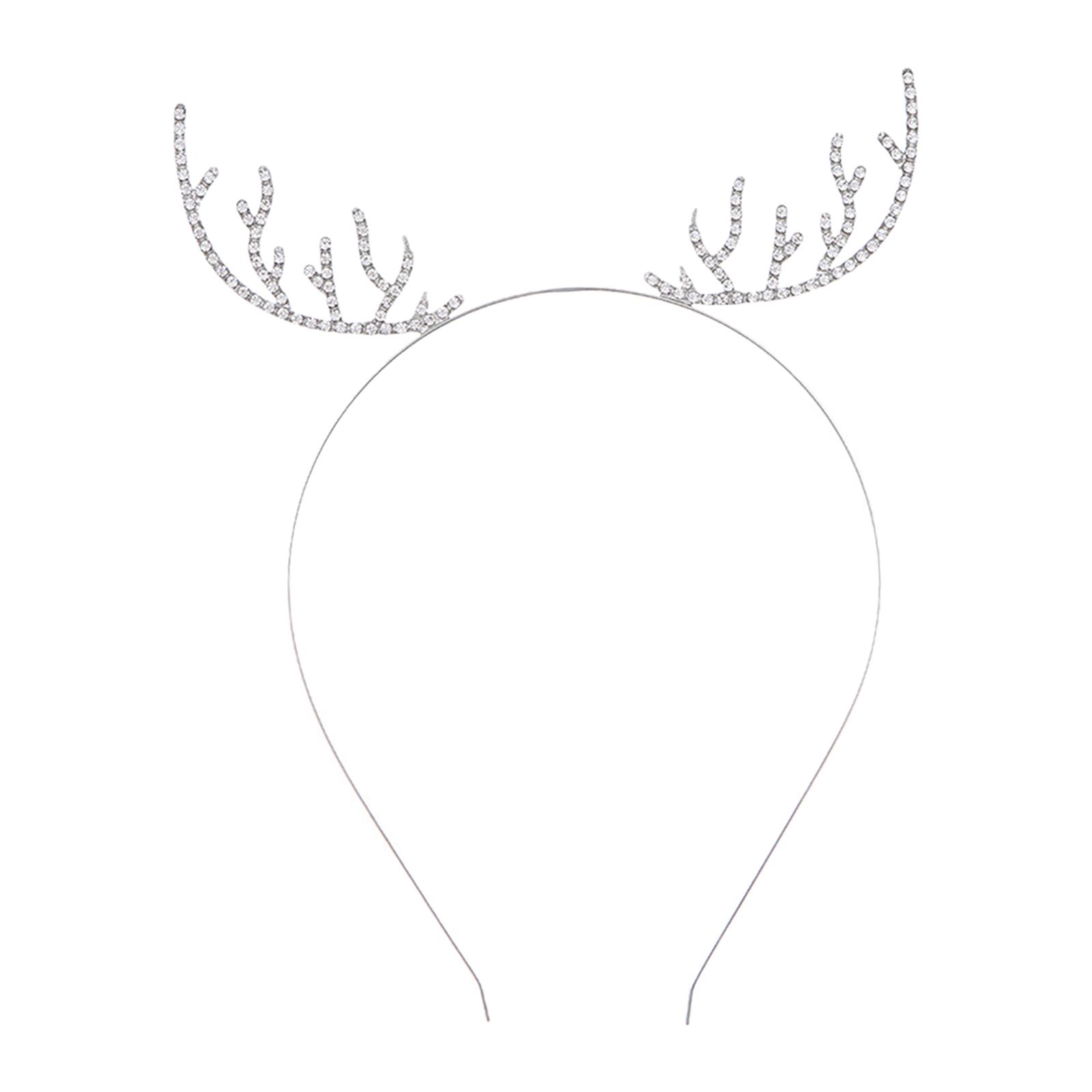 ที่คาดผมเขากวางประดับกลิตเตอร์ - Reindeer Antlers Headband บทวิจารณ์และราคา