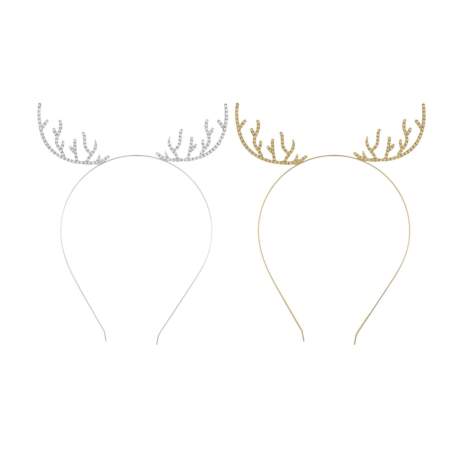 ที่คาดผมเขากวางประดับกลิตเตอร์ - Reindeer Antlers Headband บทวิจารณ์และราคา