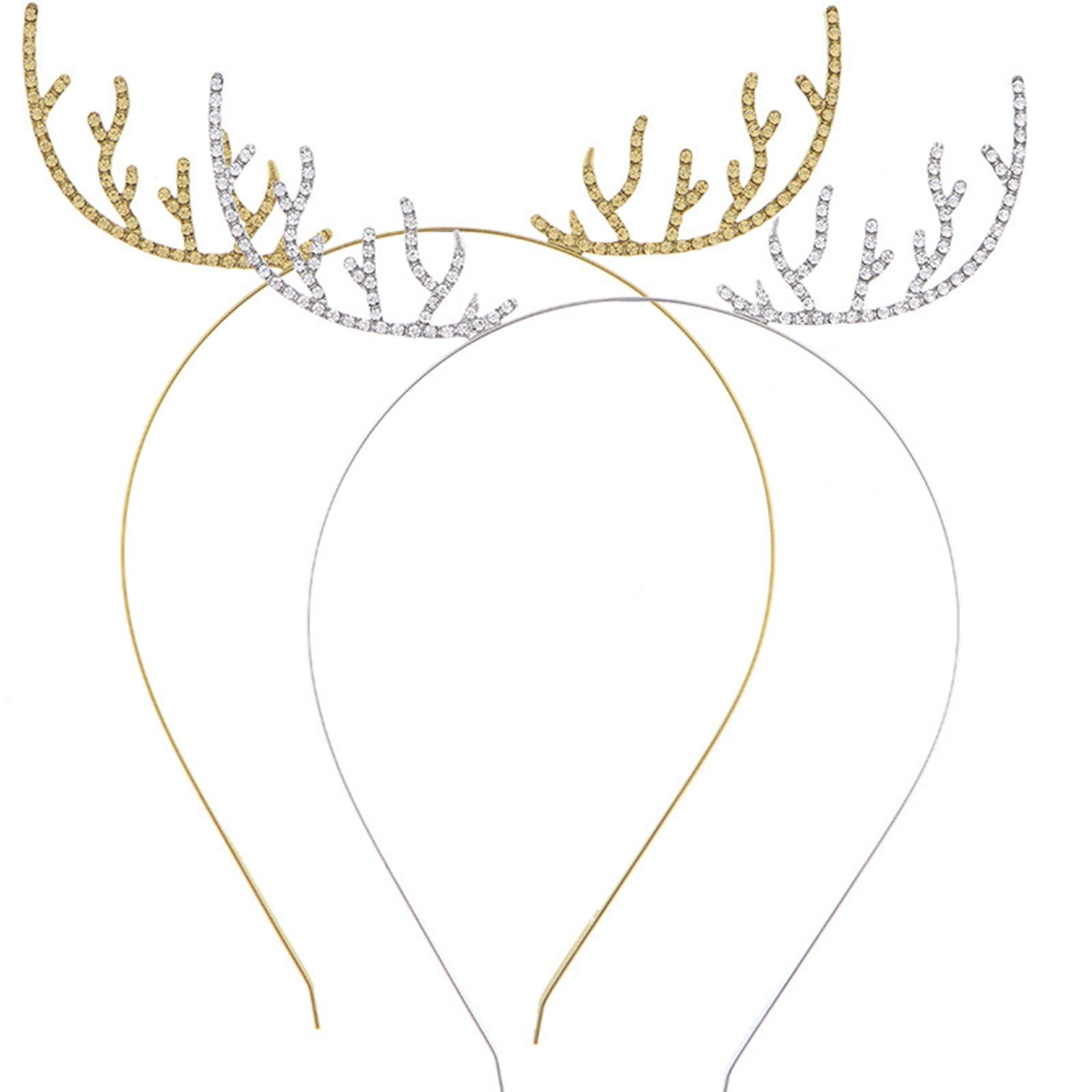 ที่คาดผมเขากวางประดับกลิตเตอร์ - Reindeer Antlers Headband บทวิจารณ์และราคา