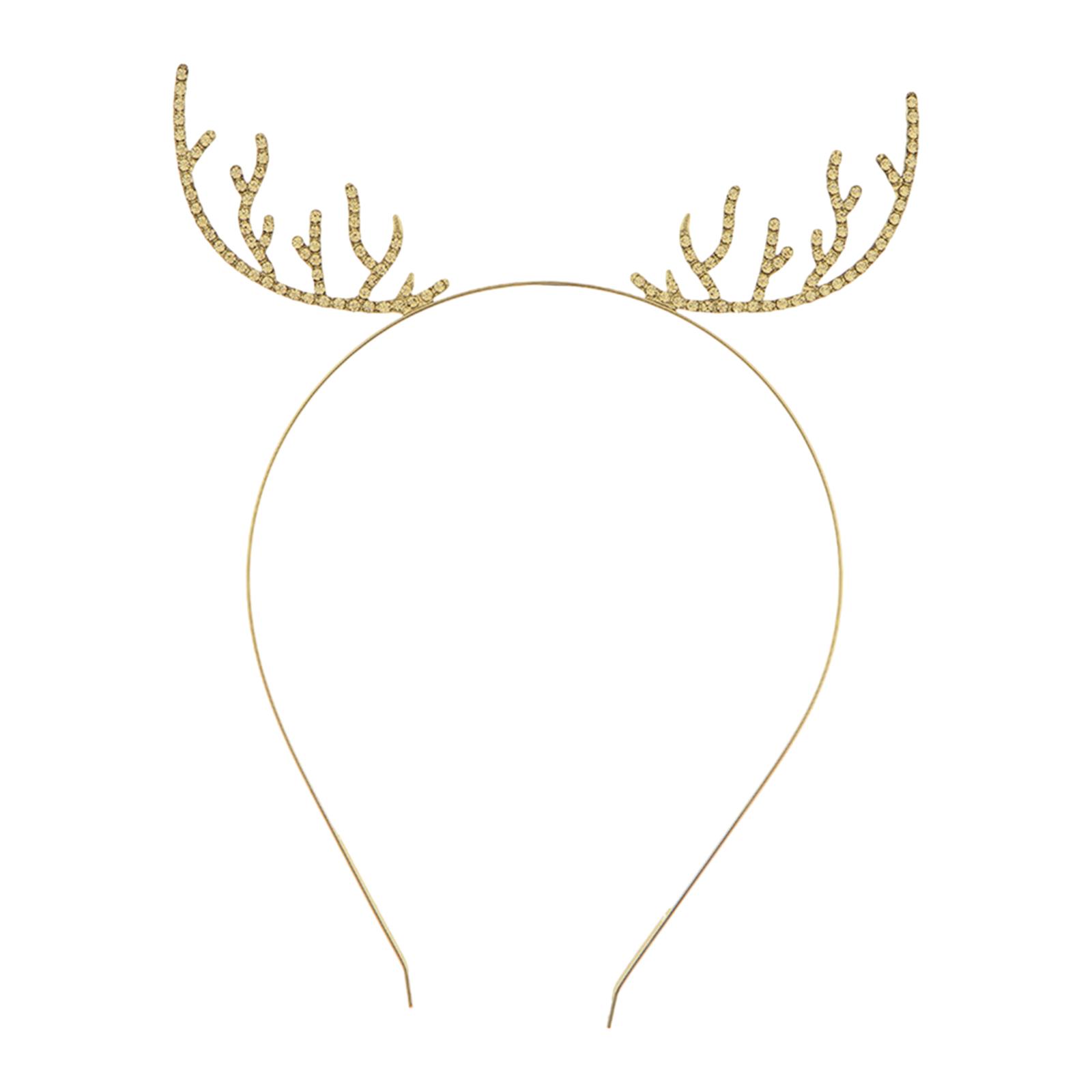 ที่คาดผมเขากวางประดับกลิตเตอร์ - Reindeer Antlers Headband บทวิจารณ์และราคา