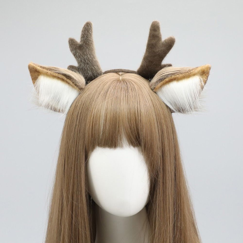 ที่คาดผมหูกวางเรนเดียร์แบบยูนิ - Reindeer Antlers Headband บทวิจารณ์และราคา