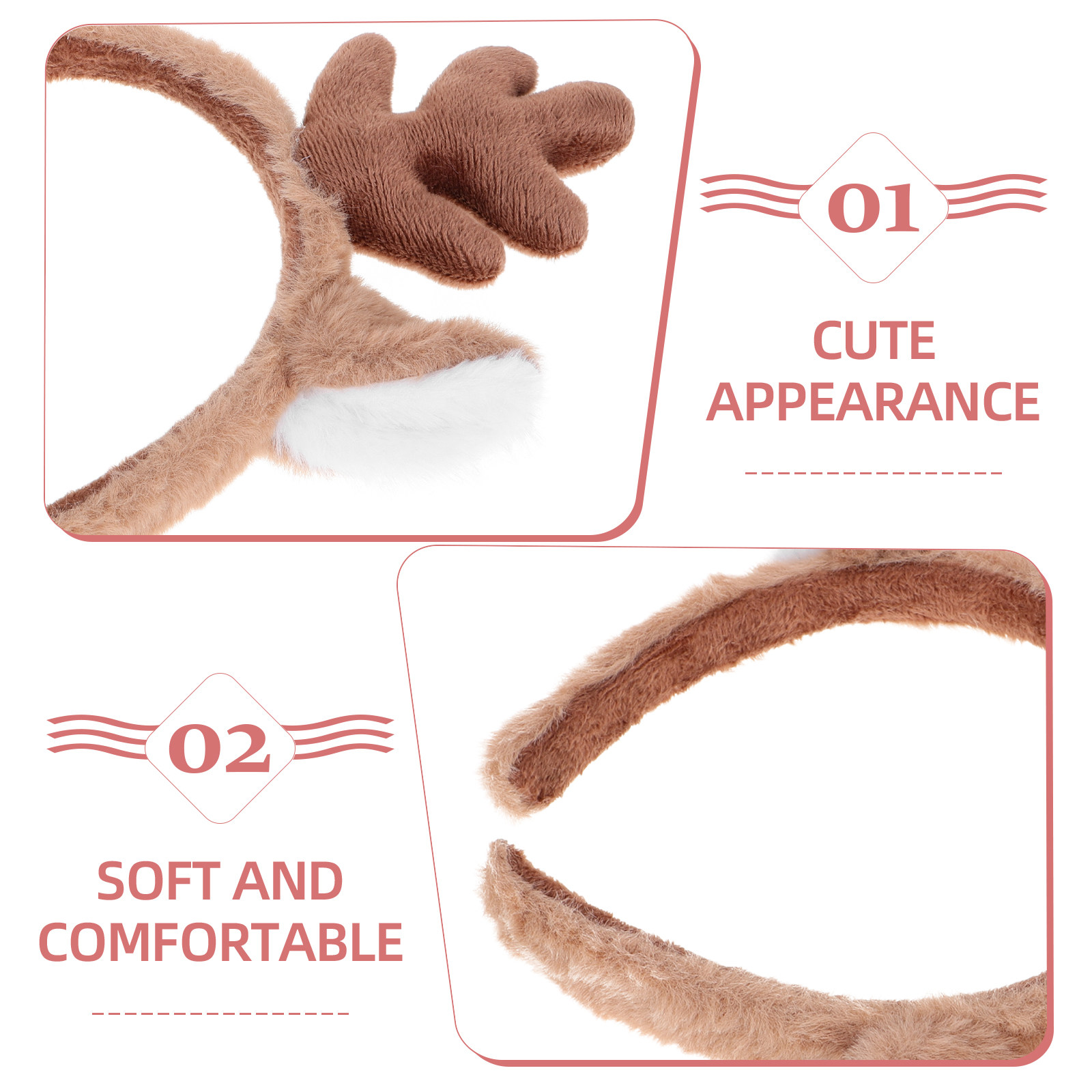 ที่คาดผมคริสต์มาสลายเขากวางเรน - Reindeer Antlers Headband บทวิจารณ์และราคา