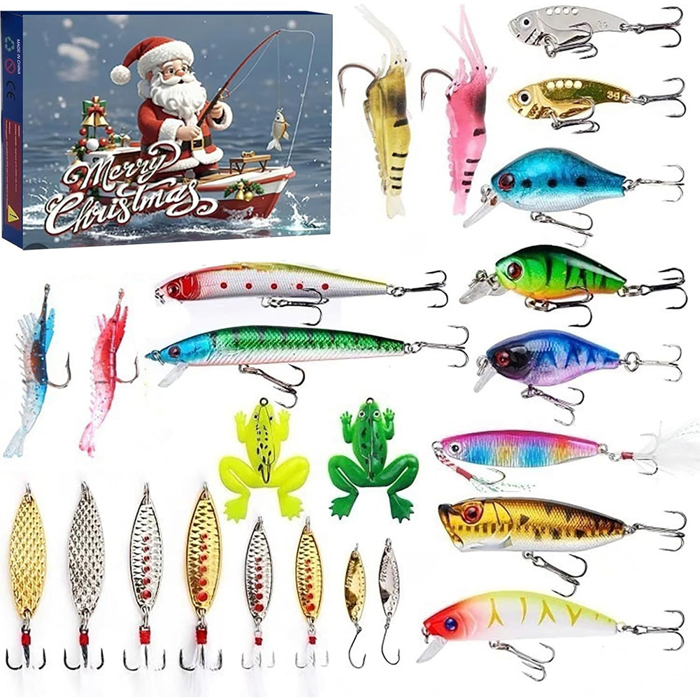กล่องของขวัญอุปกรณ์ตกปลาคริสต์ - Advent Calendar Gift บทวิจารณ์และราคา